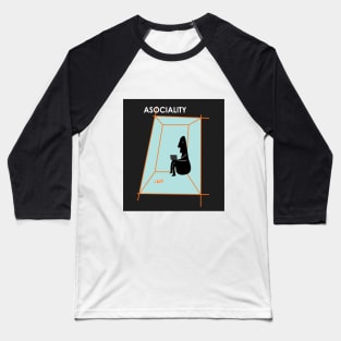 Asociality Baseball T-Shirt